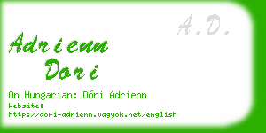 adrienn dori business card